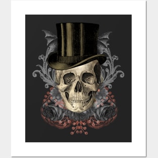 Gothic Skull Posters and Art